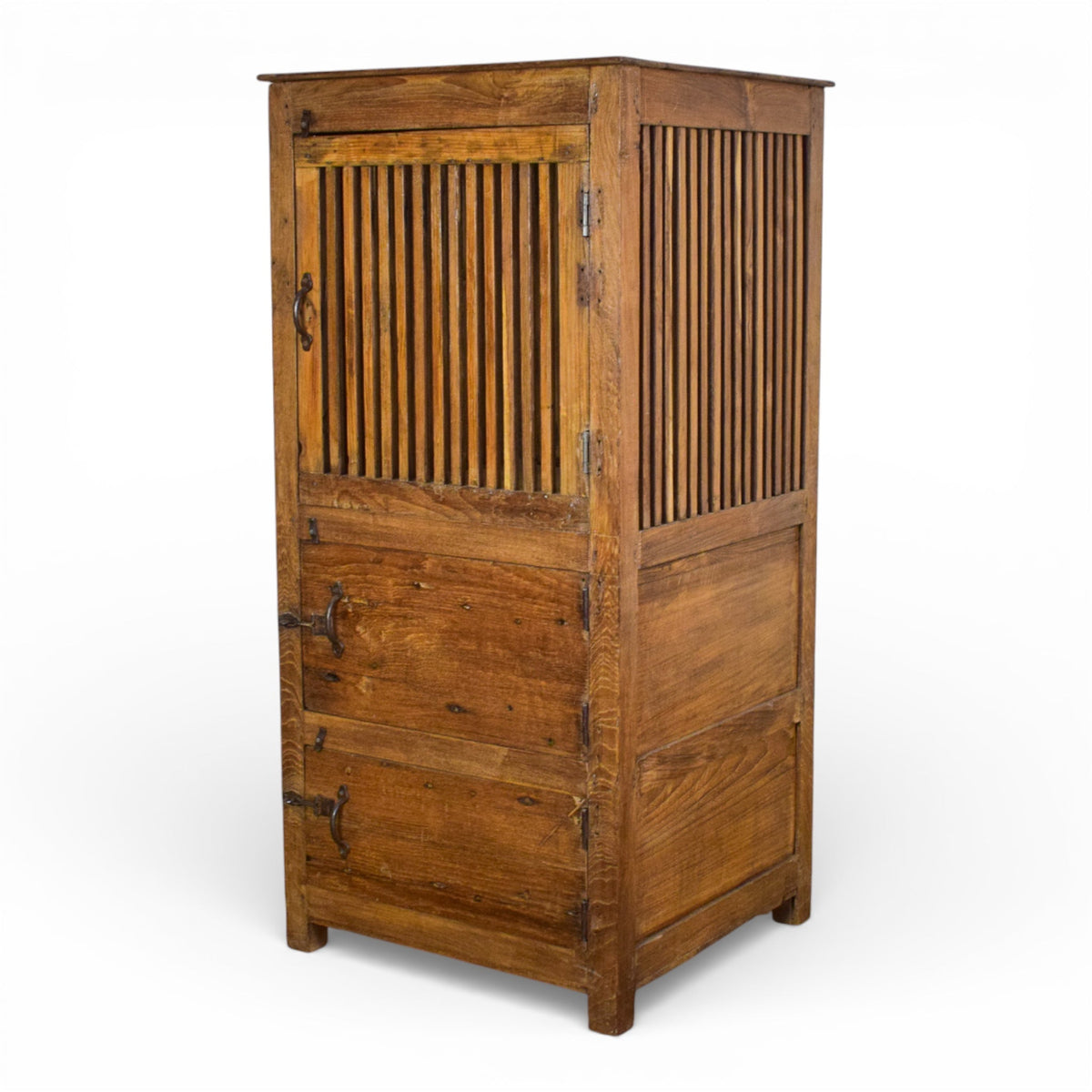 Vintage Wooden Rustic Cupboard Cabinet