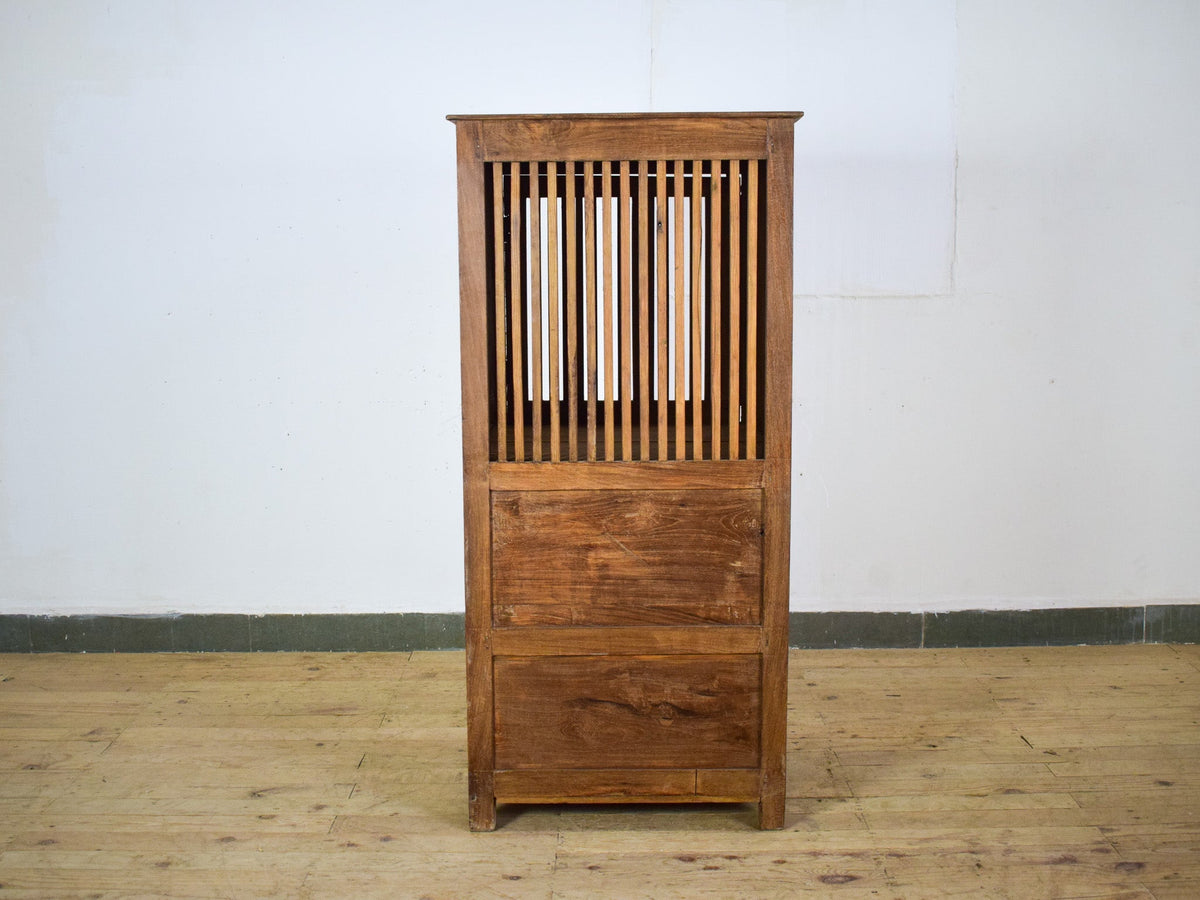 Vintage Wooden Rustic Cupboard Cabinet