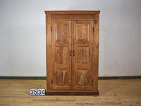 Vintage Rustic Teak Wood Cupboard Cabinet Storage