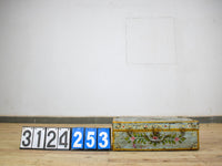 Vintage Indian Hand Painted Metal Travel Trunk Chest