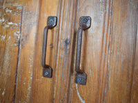 Vintage Rustic Teak Wood Cupboard Cabinet Storage