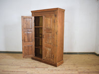 Vintage Rustic Teak Wood Cupboard Cabinet Storage