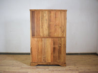 Vintage Rustic Teak Wood Cupboard Cabinet Storage
