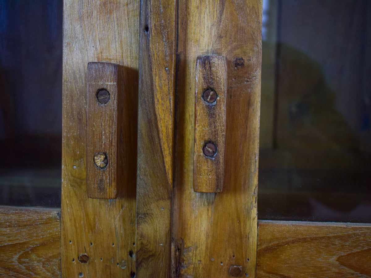 Vintage Wooden Rustic Cupboard Cabinet