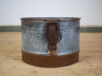 Vintage Rustic Metal Planter