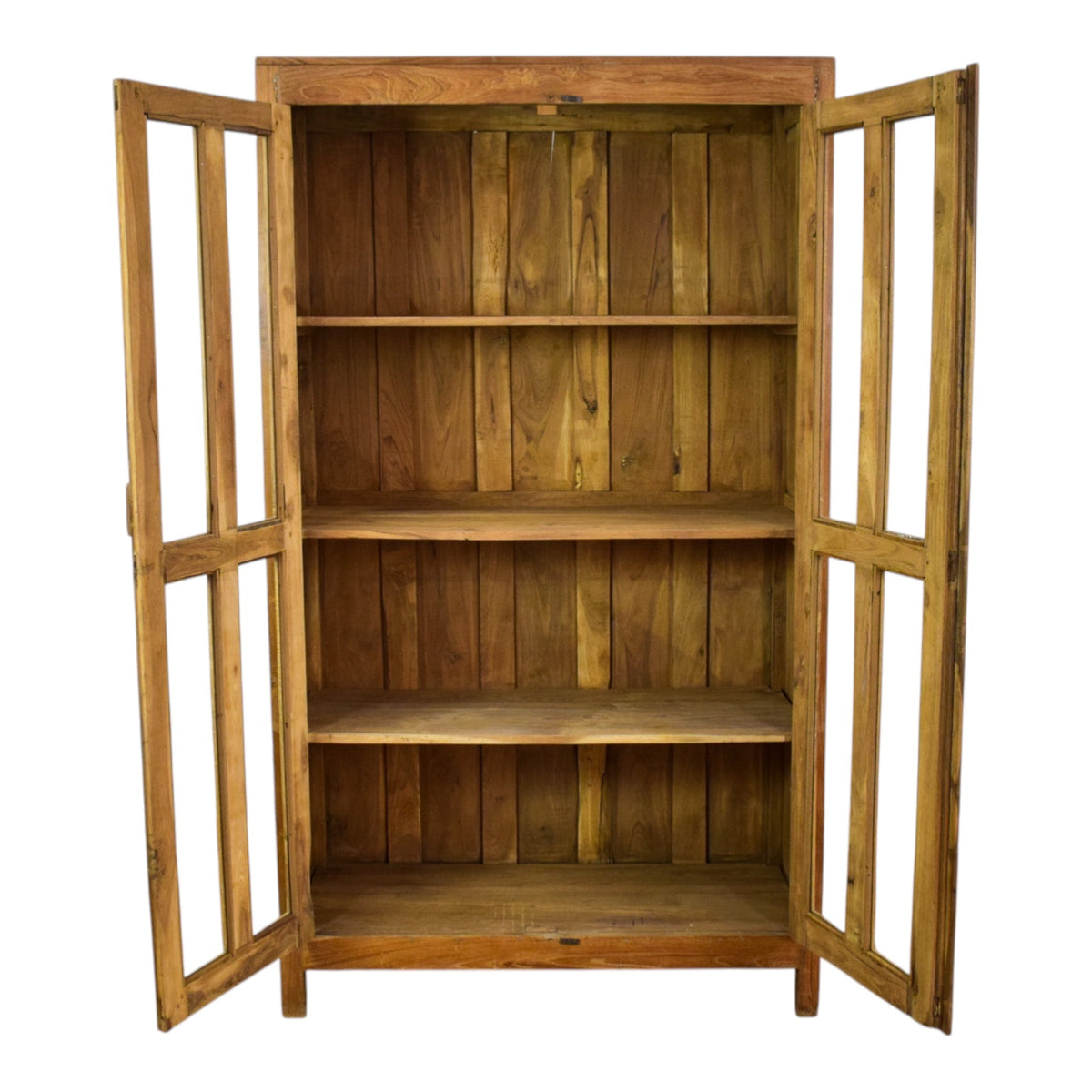 Vintage Wooden Rustic Cupboard Cabinet