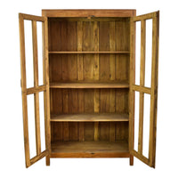 Vintage Wooden Rustic Cupboard Cabinet