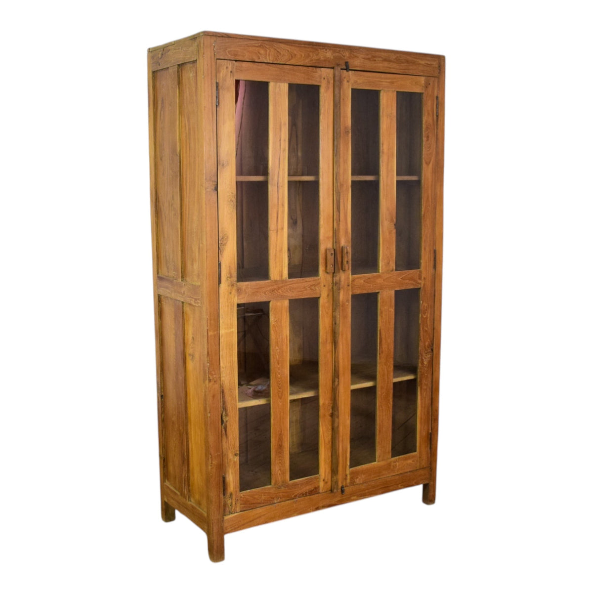 Vintage Wooden Rustic Cupboard Cabinet