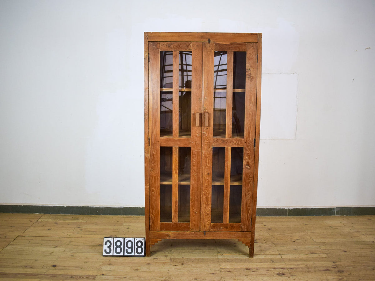 Vintage Rustic Wooden Cupboard Cabinet