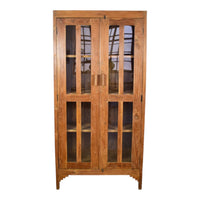 Vintage Rustic Wooden Cupboard Cabinet