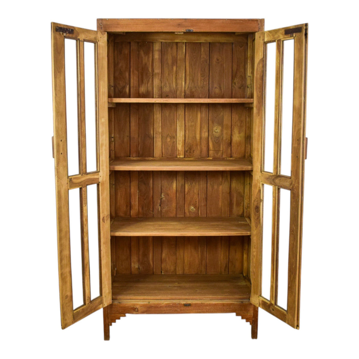 Vintage Rustic Wooden Cupboard Cabinet
