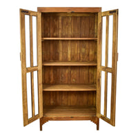 Vintage Rustic Wooden Cupboard Cabinet