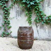 Vintage Metal Dolly Tub Planter