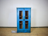 Vintage Rustic Wooden Cupboard Cabinet