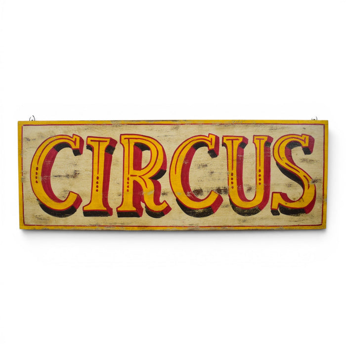 Hand Painted Vintage Design Wooden 'CIRCUS' Sign