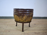 Pair of Vintage Dolly Tub Planets on Iron Stands
