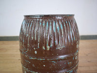 Vintage Metal Dolly Tub Planter