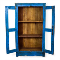 Vintage Rustic Wooden Cupboard Cabinet