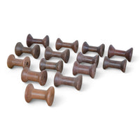 Set of 100 Vintage Wooden Bobbins Bobbin Reels