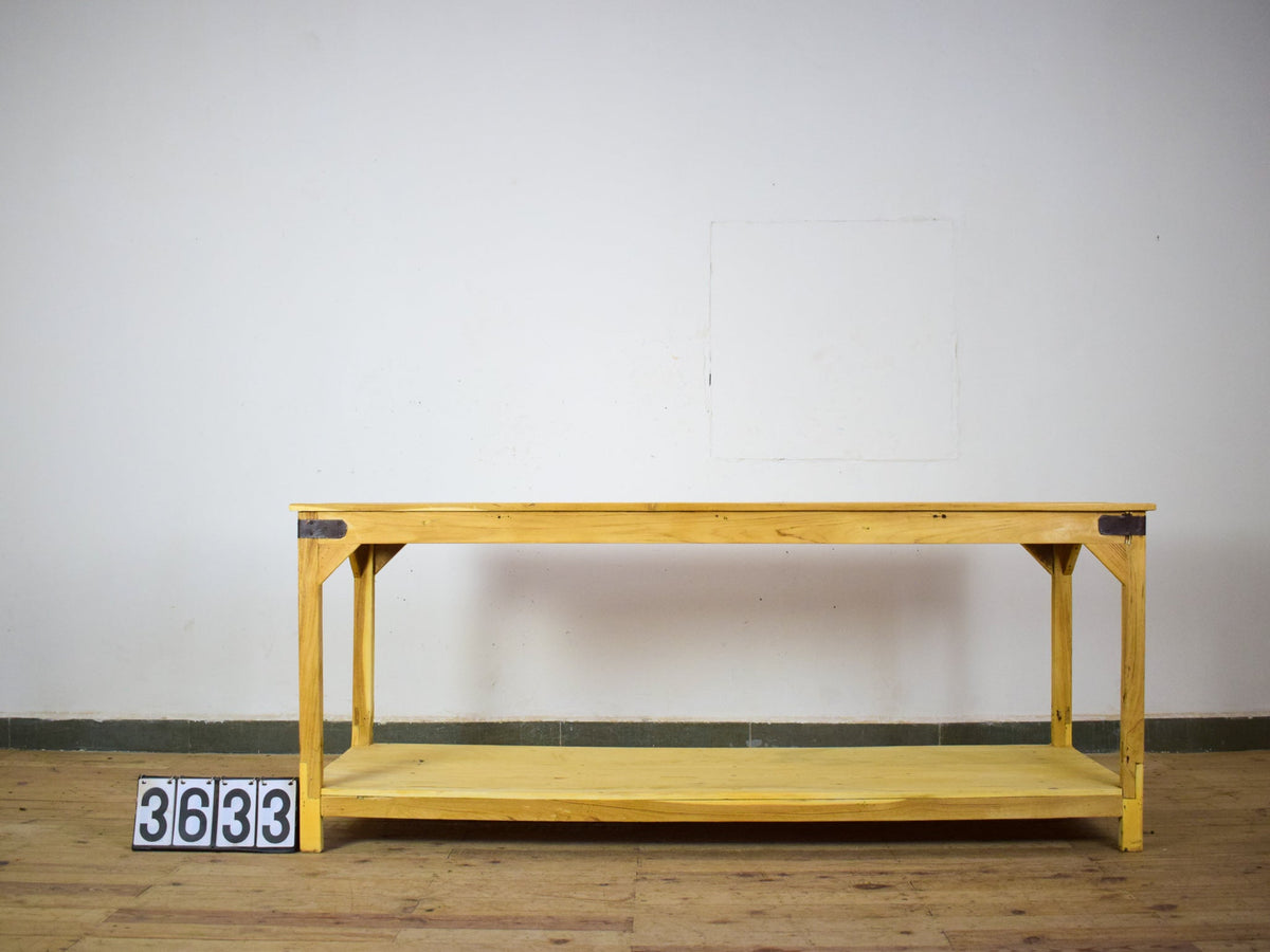 Vintage Rustic Wooden Display Table