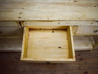 Vintage Solid Wood Rustic Sideboard Cupboard Drawers