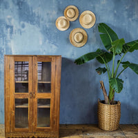 Vintage Wooden Rustic Cupboard Cabinet