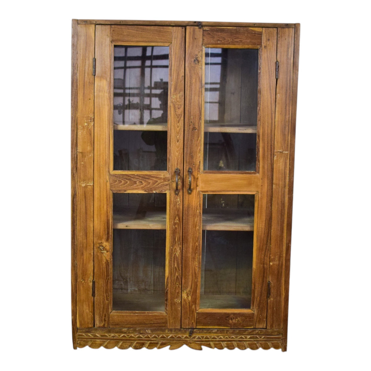 Vintage Wooden Rustic Cupboard Cabinet