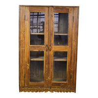 Vintage Wooden Rustic Cupboard Cabinet