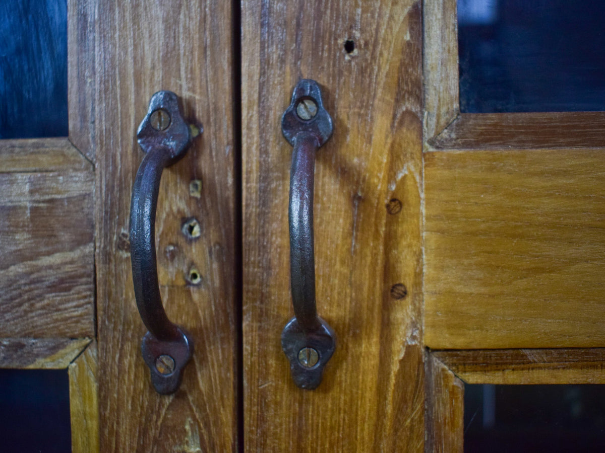 Vintage Wooden Rustic Cupboard Cabinet