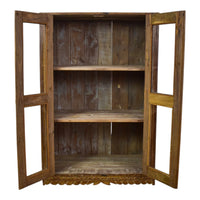 Vintage Wooden Rustic Cupboard Cabinet