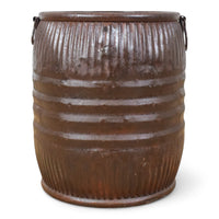 Vintage Metal Dolly Tub Planter