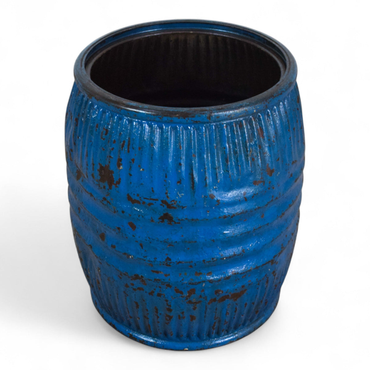Vintage Metal Dolly Tub Planter