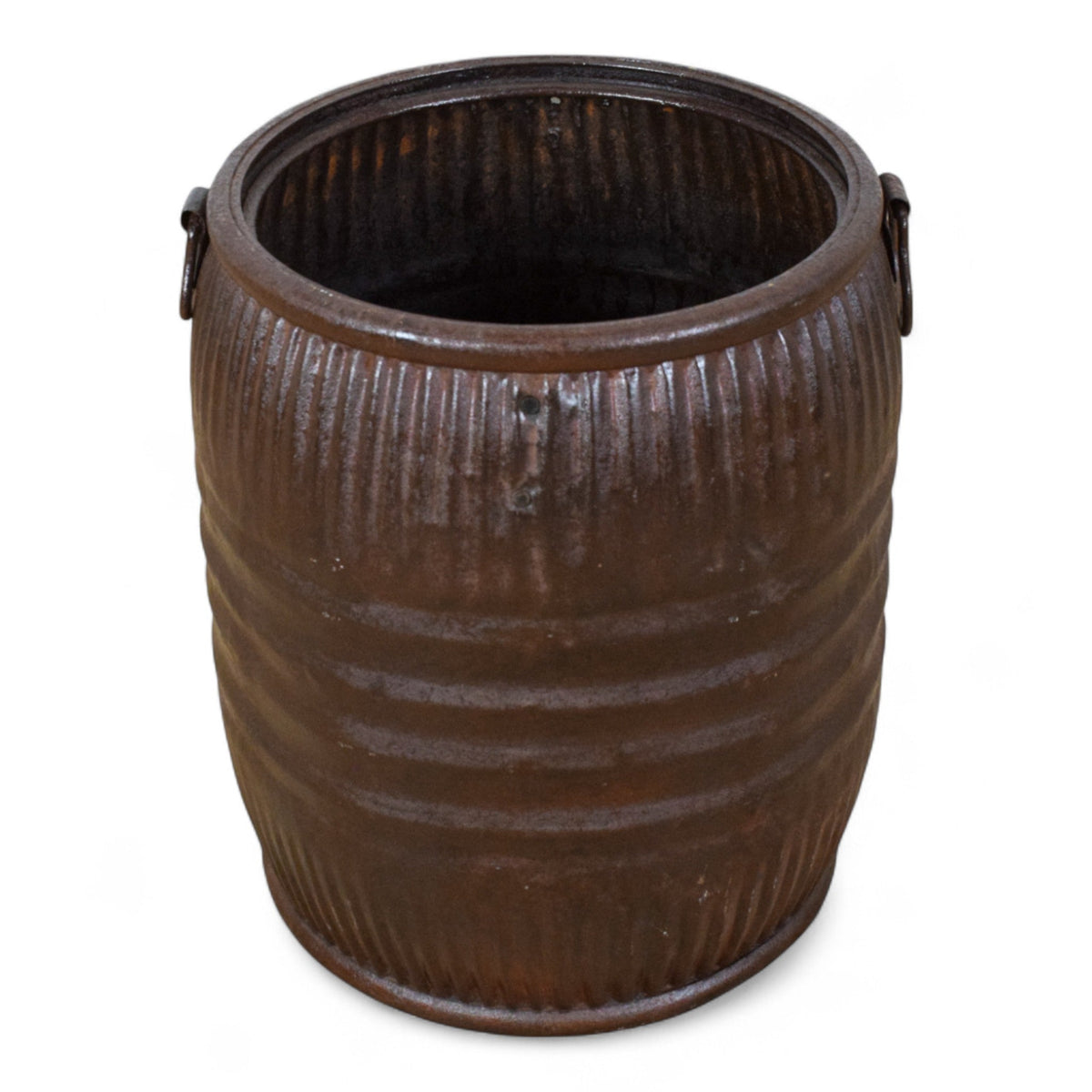Vintage Metal Dolly Tub Planter