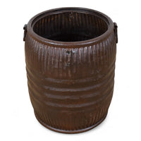 Vintage Metal Dolly Tub Planter