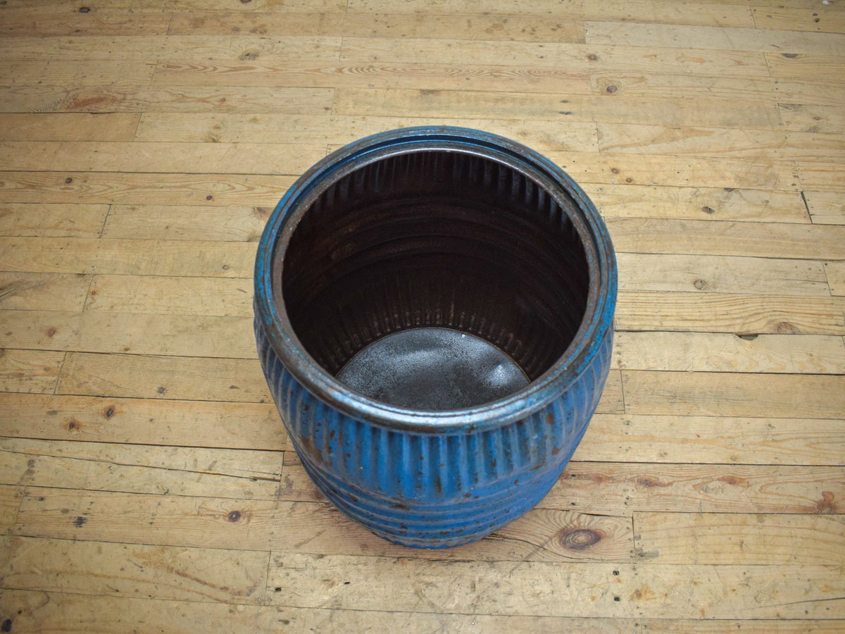 Vintage Metal Dolly Tub Planter