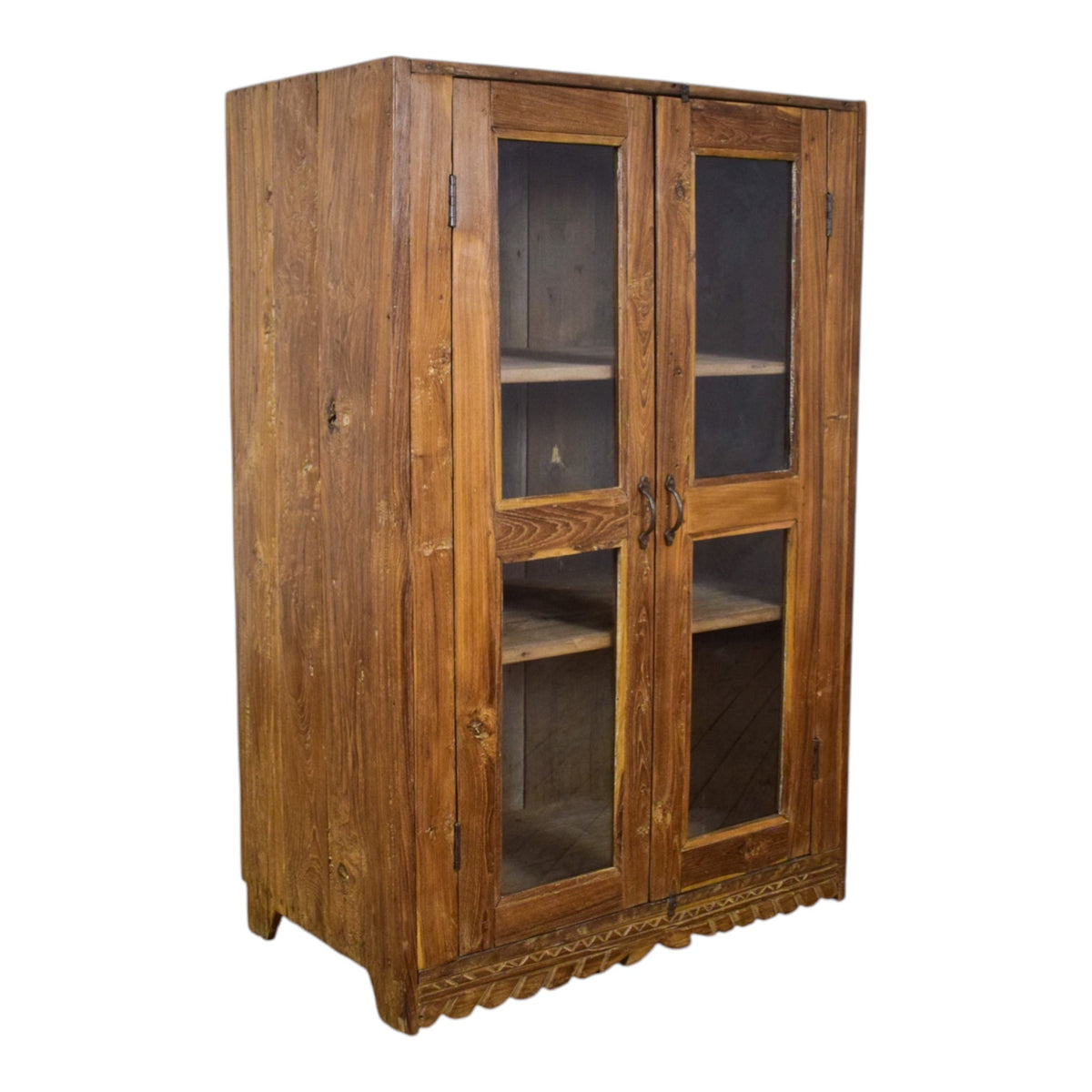 Vintage Wooden Rustic Cupboard Cabinet