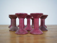 Set of 10 Vintage Wooden Bobbins Bobbin Reels