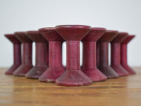 Set of 10 Vintage Wooden Bobbins Bobbin Reels
