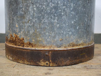 Original Vintage Large Galvanised Metal Planter