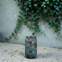 Vintage Metal Dolly Tub Planter