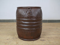 Vintage Metal Dolly Tub Planter