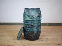 Vintage Metal Dolly Tub Planter