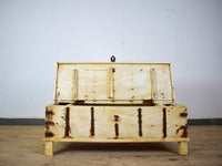 Vintage Rustic Wooden Chest Box Coffee Table