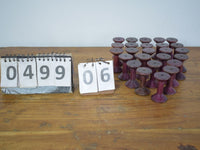 Set of 10 Vintage Wooden Bobbins Bobbin Reels
