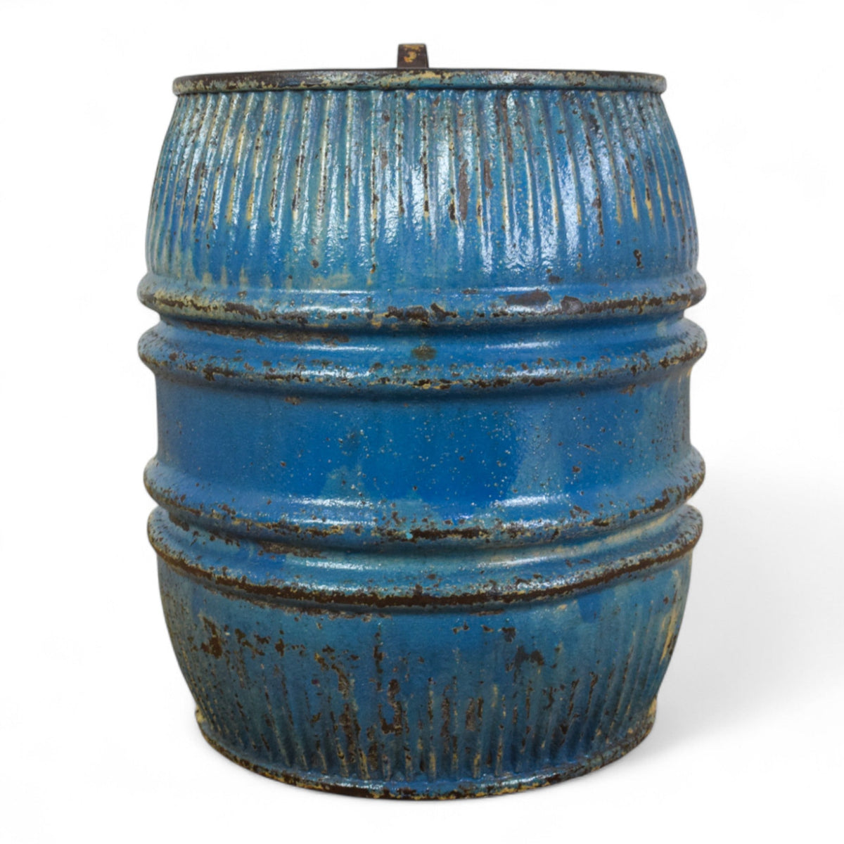 Vintage Metal Dolly Tub Planter