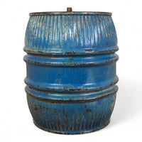 Vintage Metal Dolly Tub Planter