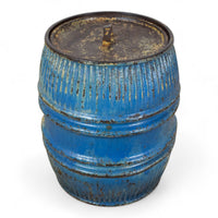 Vintage Metal Dolly Tub Planter