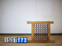 Vintage Wooden Iron Metal Indian Jali Window Frame