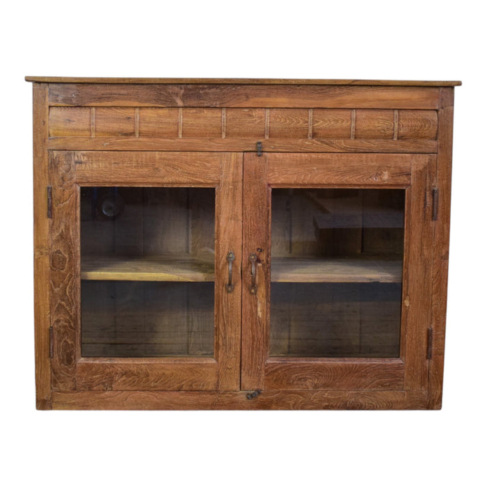 Vintage Wooden Rustic Cupboard Cabinet