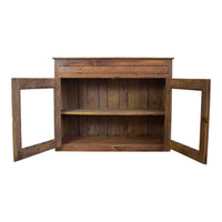 Vintage Wooden Rustic Cupboard Cabinet